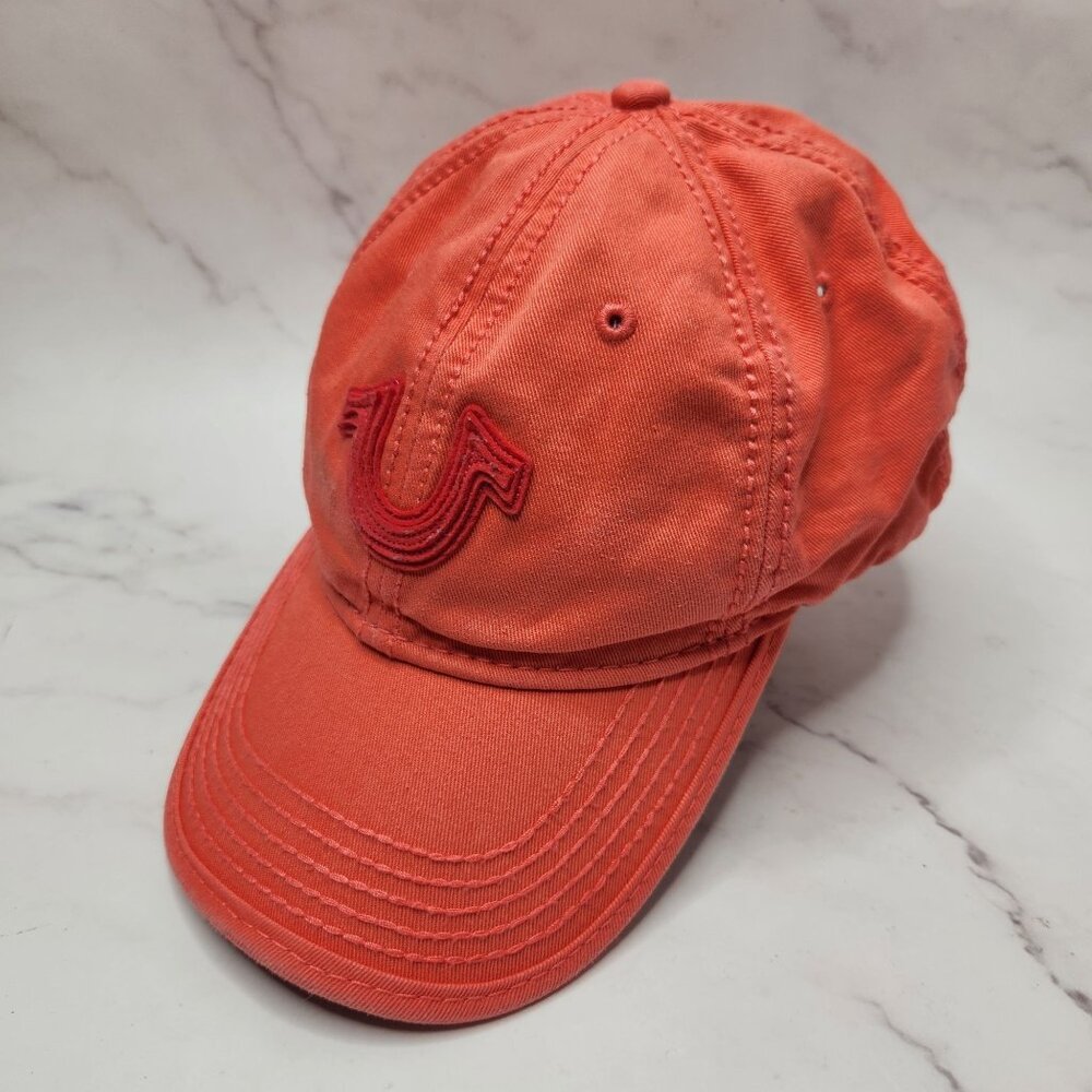 True Religion Coral Baseball Cap - Women